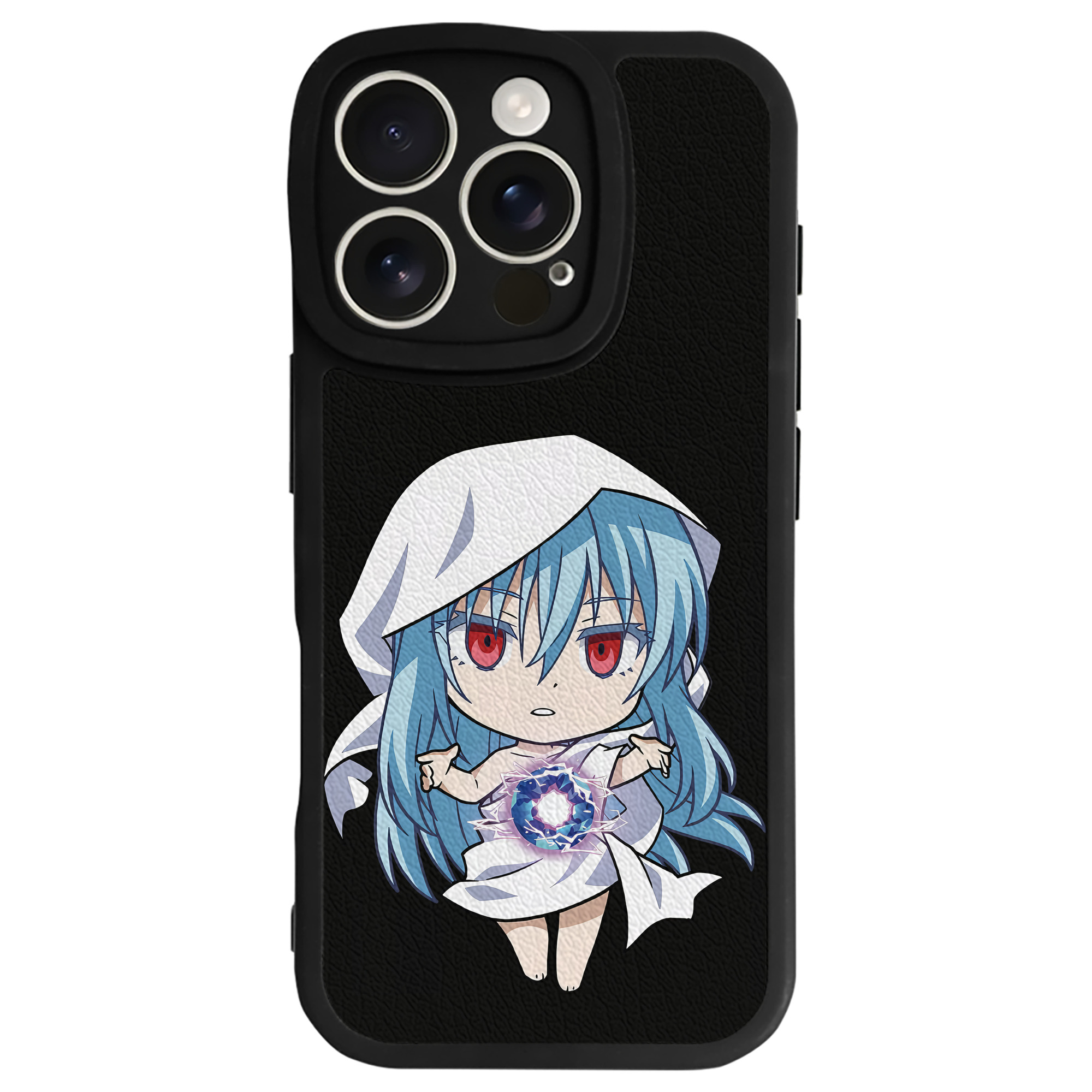 （画像用） 転スラ Regarding Reincarnated to Slime 【iPhone 16シリーズ対応】シリコンスマホケース（レザー調） 材質：シリコン